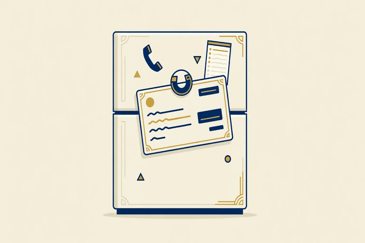 Carte de contacts d'urgence pour aidant familial